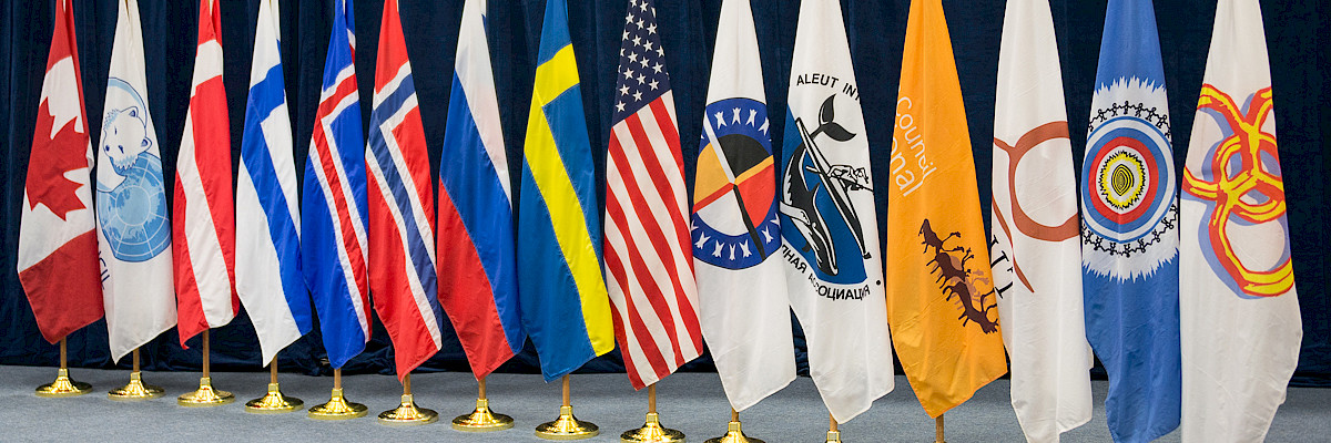 Flags of the Arctic States and Permanent Participant organizations