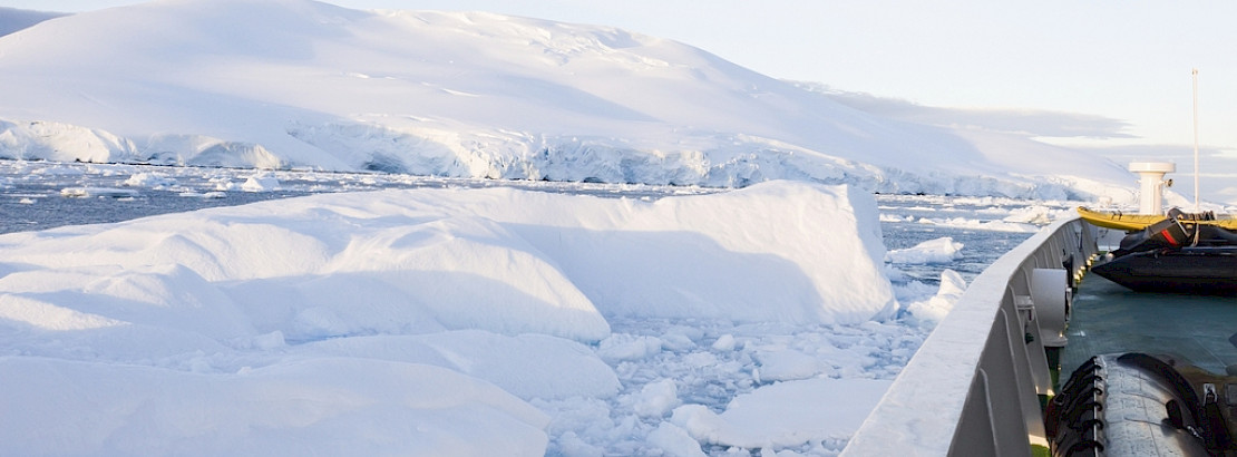 Boat in ice. Photo: iStock